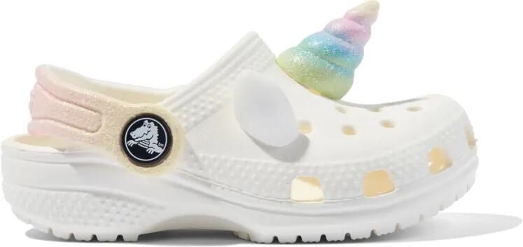 Crocs Kids Sandalen met eenhoorndetail Wit