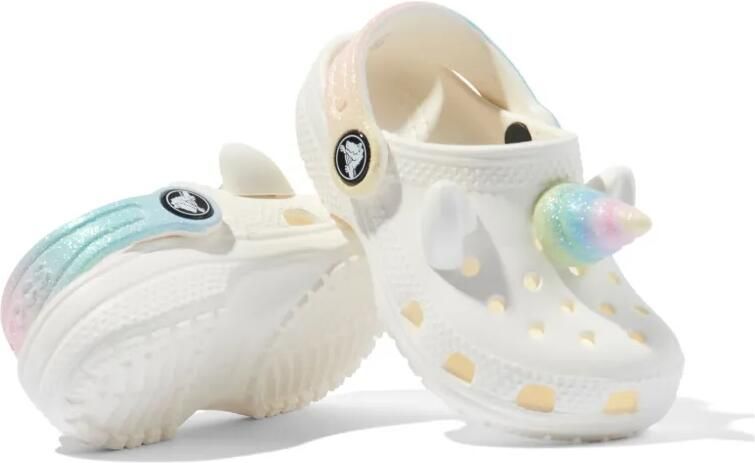 Crocs Kids Sandalen met eenhoorndetail Wit - Foto 4