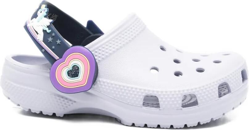 Crocs Kids Sandalen met hartdetail en gesloten neus Paars