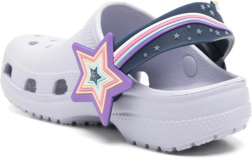 Crocs Kids Sandalen met hartdetail en gesloten neus Paars - Foto 3