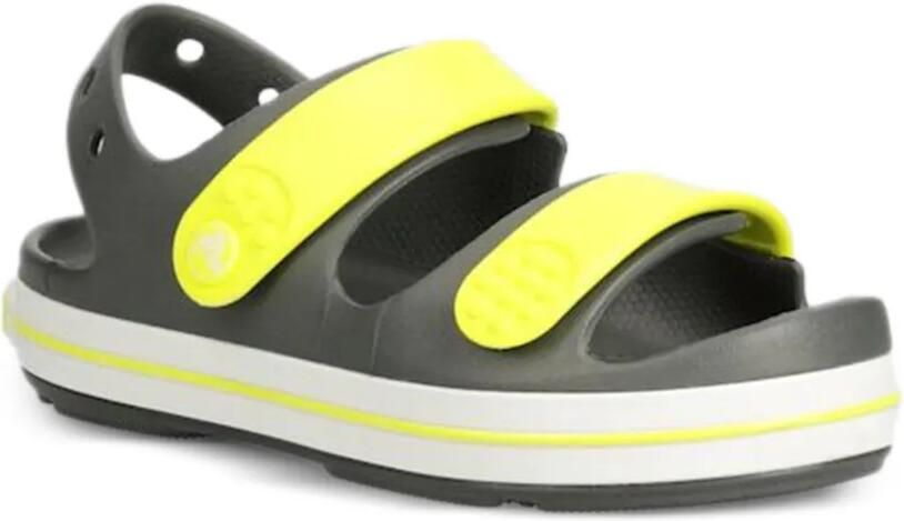Crocs Kids Sandalen met logodetail en bandje Grijs