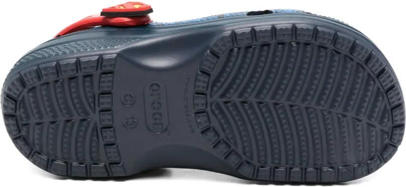Crocs Kids Sandalen met print en gesloten neus Blauw - Foto 4