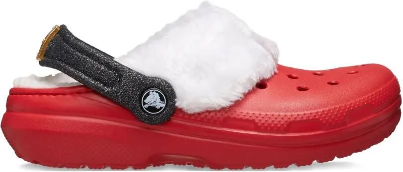 Crocs Kids Santa gevoerde klompen Rood