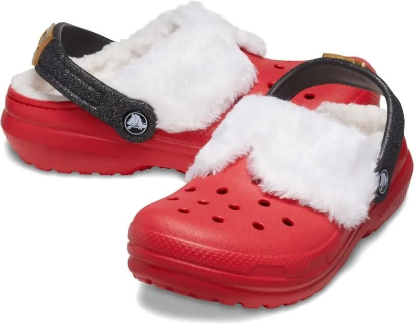 Crocs Kids Santa gevoerde klompen Rood - Foto 3