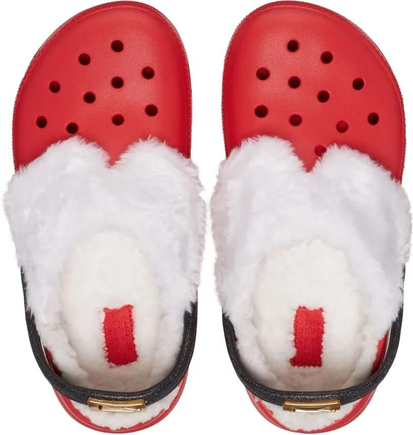 Crocs Kids Santa gevoerde klompen Rood - Foto 2