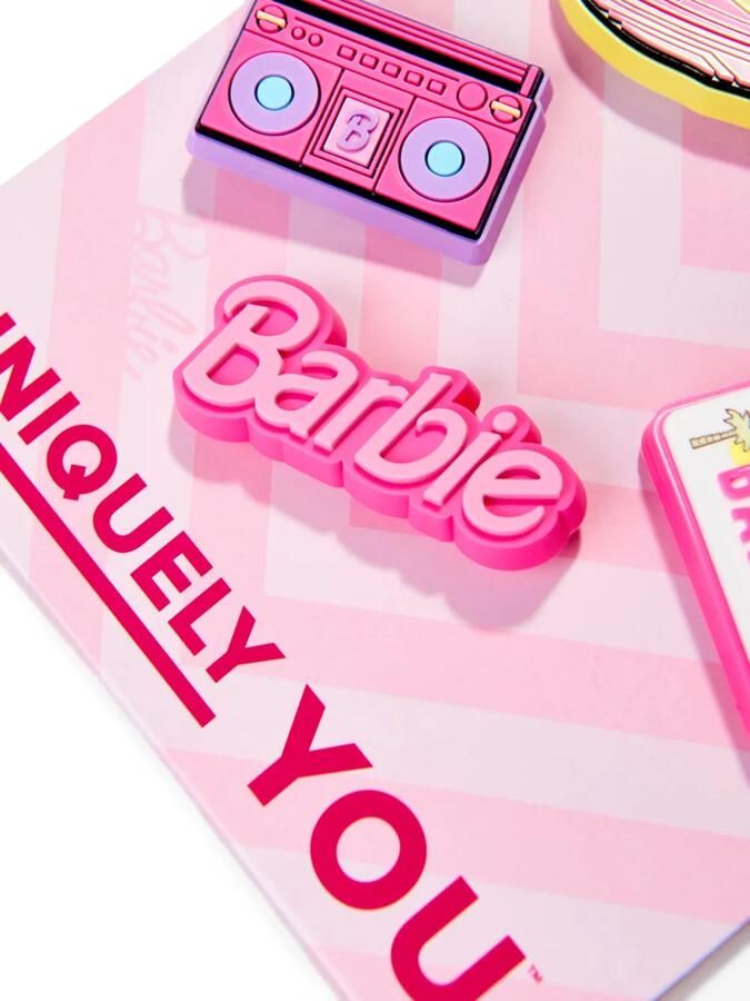 Crocs Kids Vijf Barbie Jibbitz bedels Roze - Foto 2