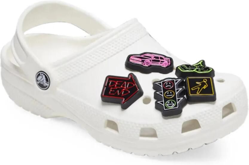 Crocs Kids Vijf Reflective Street Jibbitz bedels Zwart - Foto 5