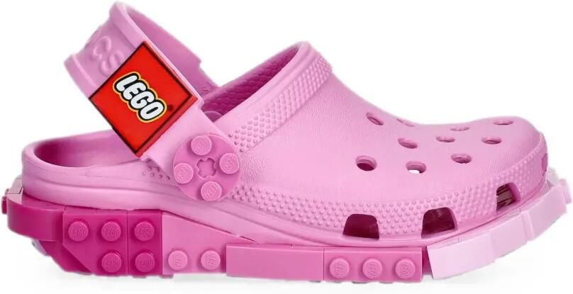Crocs Kids x Lego Creativity slippers met geperforeerde details Roze