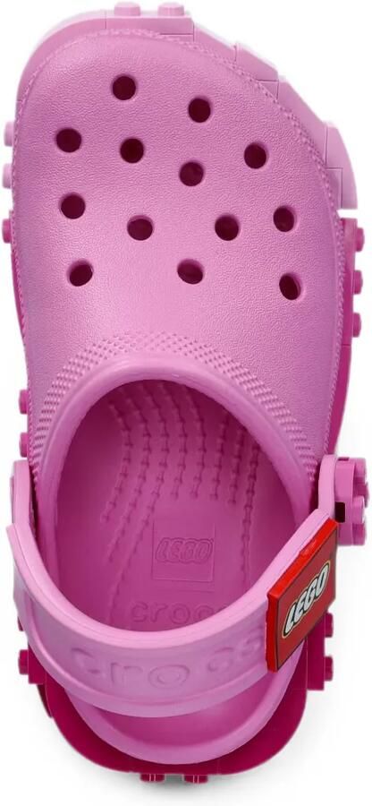 Crocs Kids x Lego Creativity slippers met geperforeerde details Roze - Foto 4