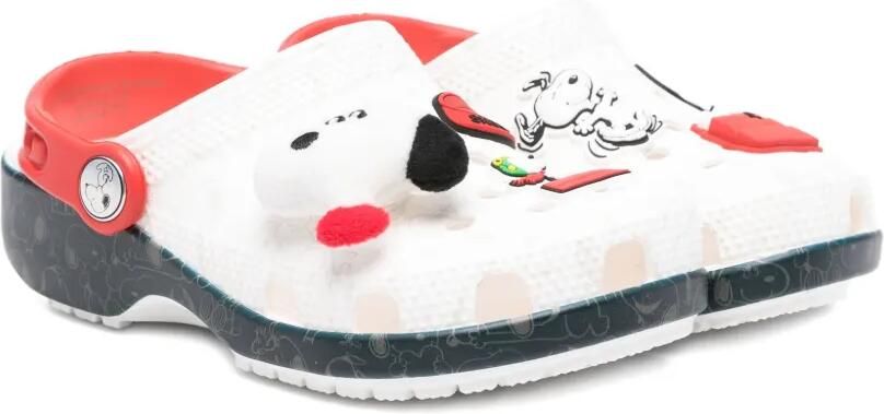 Crocs Kids x Peanuts Classic klompen Wit