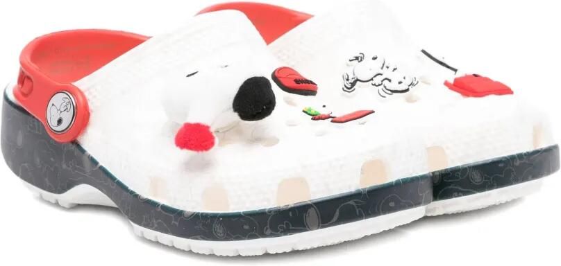 Crocs Kids x Peanuts Classic klompen Wit