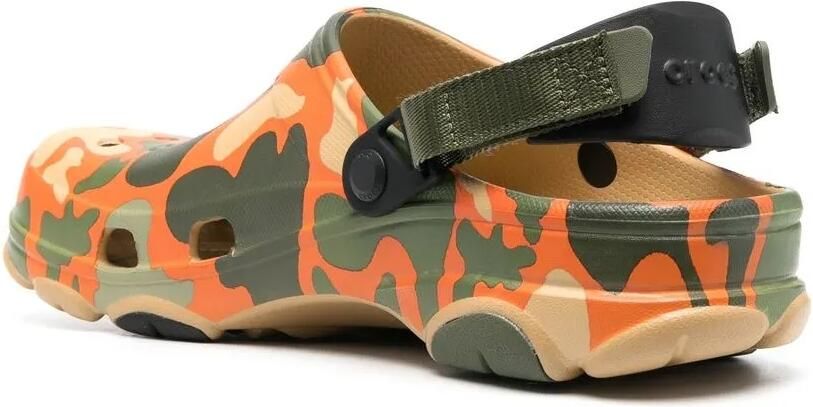 Crocs Klompen met camouflageprint Oranje - Foto 3