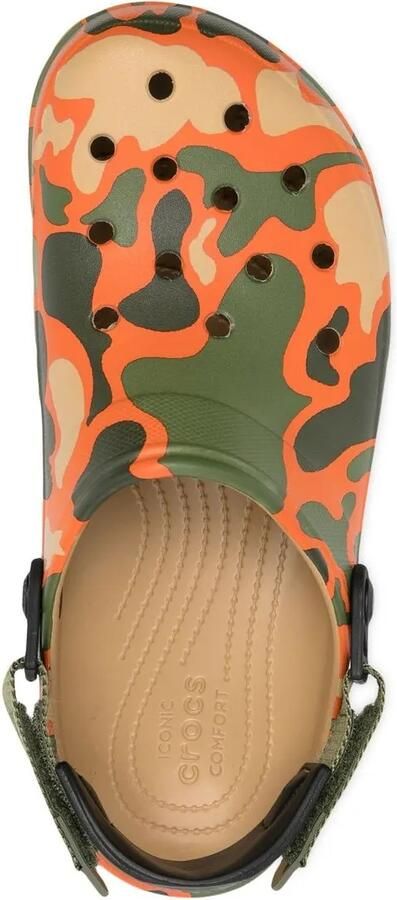 Crocs Klompen met camouflageprint Oranje - Foto 2