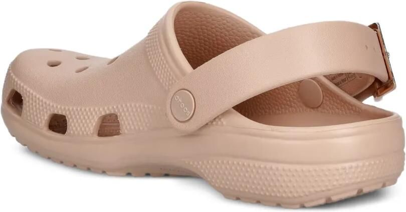 Crocs Klompen met geperforeerde details en gespband Beige - Foto 4