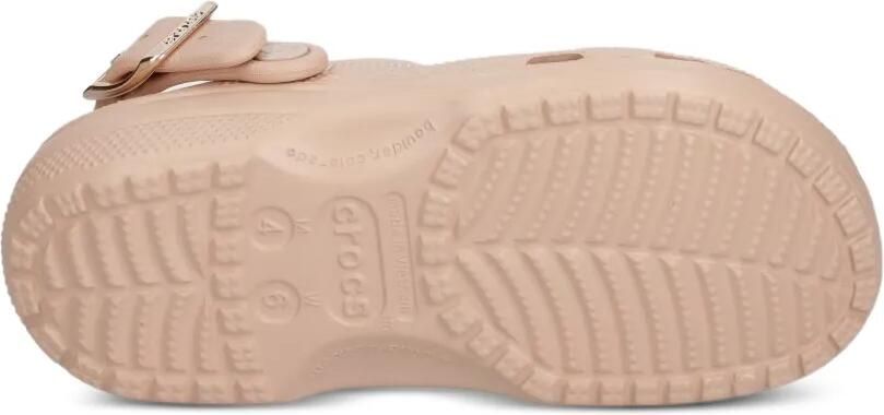 Crocs Klompen met geperforeerde details en gespband Beige - Foto 5