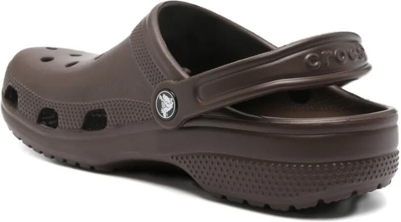 Crocs Klompen met hielbandje en geperforeerde details Bruin - Foto 2
