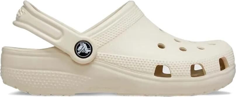 Crocs Klompen met logo-patch en geperforeerde details Beige