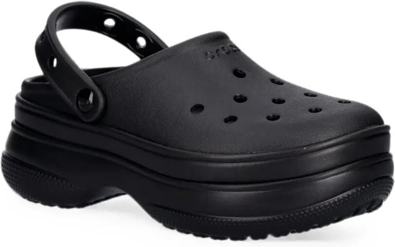 Crocs Klompen met plateauzool en geperforeerde details Zwart - Foto 2