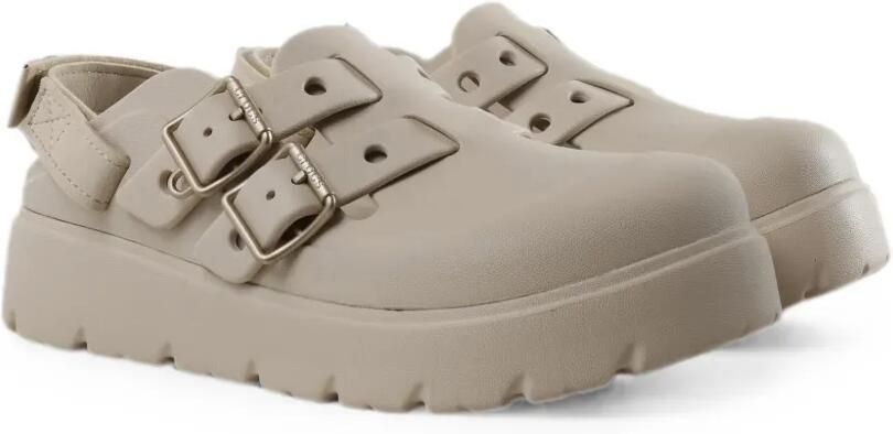 Crocs Loaferette muiltjes met plateauzool en gespbandje Beige - Foto 2