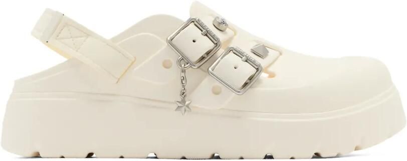 Crocs Loaferette Star muiltjes met gesp en verfraaid met studs Wit