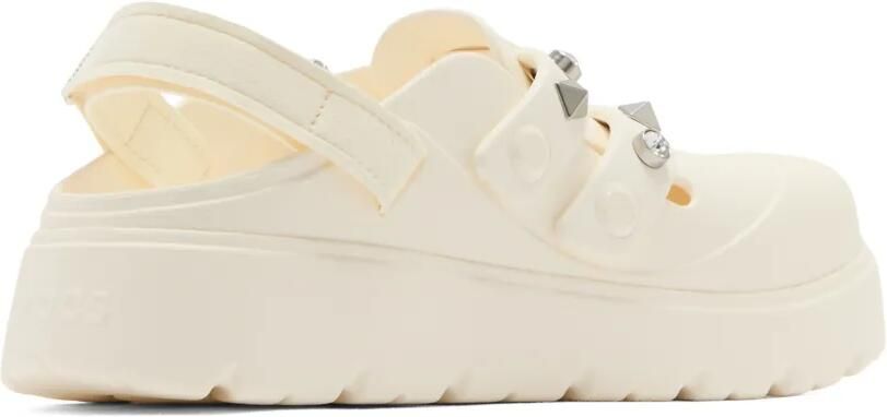 Crocs Loaferette Star muiltjes met gesp en verfraaid met studs Wit - Foto 4
