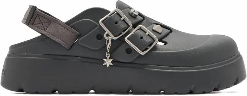 Crocs Loaferette Star muiltjes met gespbandje en studs Grijs