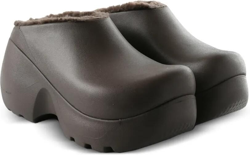 Crocs Muiltjes met plateauzool Bruin