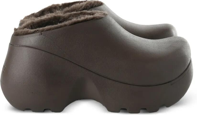 Crocs Muiltjes met plateauzool Bruin - Foto 3