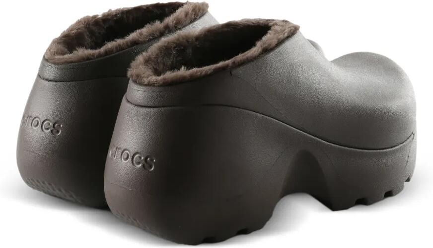 Crocs Muiltjes met plateauzool Bruin - Foto 2