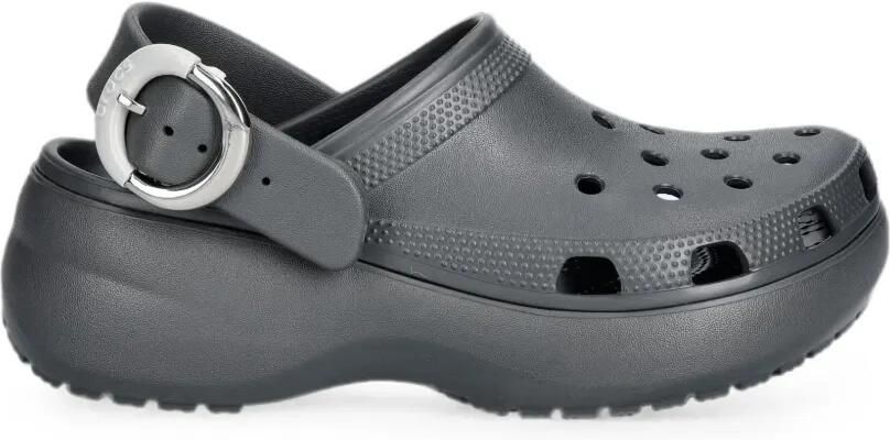 Crocs Muiltjes met plateauzool en gesp Grijs