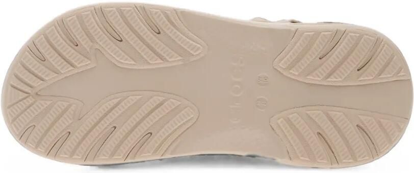 Crocs New Crush klompen met geperforeerde details Beige - Foto 5