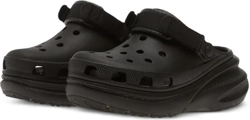 Crocs New Crush klompen met klittenband en geperforeerde details Zwart - Foto 3