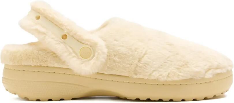 Crocs Pluizige muiltjes Beige
