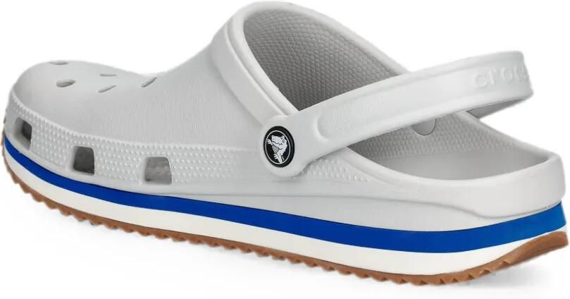 Crocs Runner slingback muiltjes met geperforeerd detail Grijs