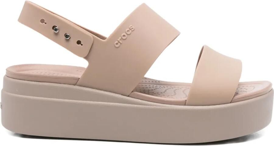 Crocs Sandalen met dubbel bandje Beige