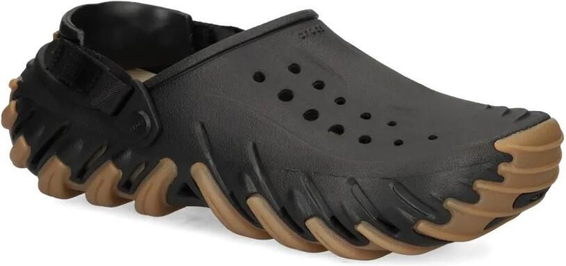 Crocs Sandalen met geperforeerde zool en hak Zwart