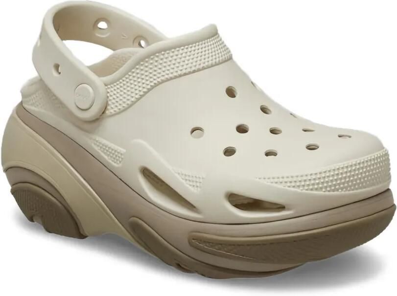 Crocs Sandalen met plateauzool Beige