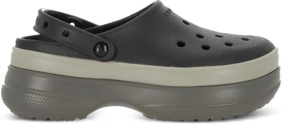 Crocs Slingback slip-on sneakers met plateauzool Zwart