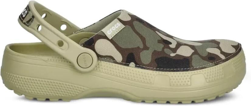 Crocs Slingback slippers met camouflageprint Groen - Foto 4