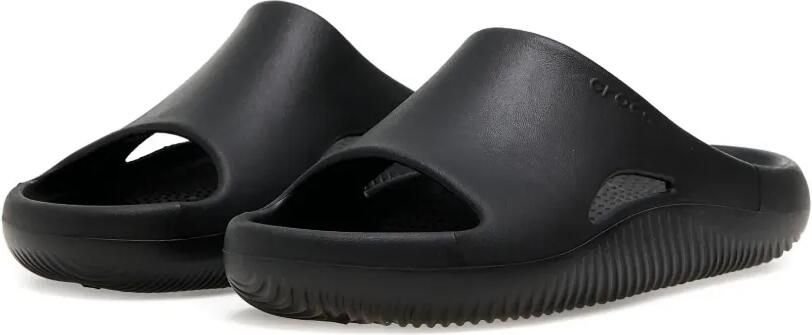 Crocs Slippers met geribbelde zool en uitgesneden details Zwart - Foto 4