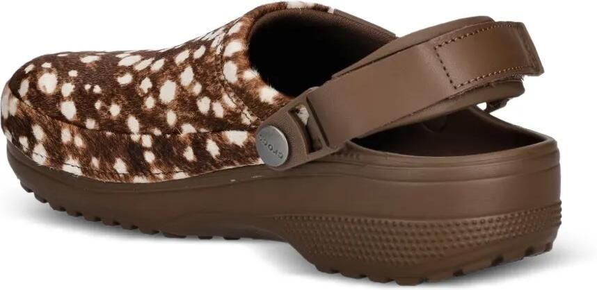 Crocs Slippers met hertenprint en klittenband Bruin - Foto 2