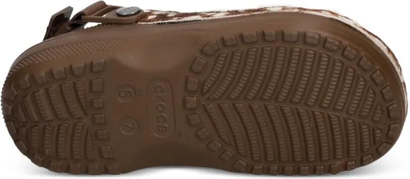 Crocs Slippers met hertenprint en klittenband Bruin - Foto 3
