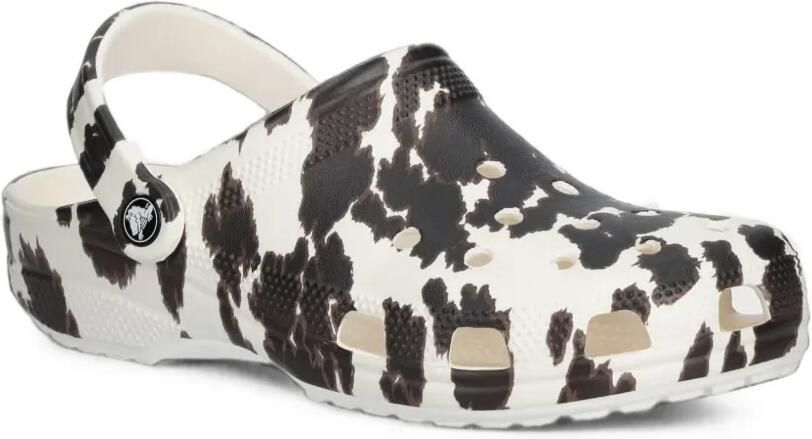 Crocs Slippers met koeienprint Wit - Foto 2