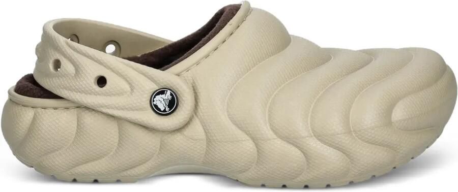 Crocs Slippers met textuur Beige