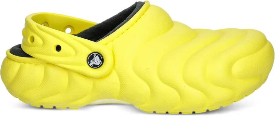 Crocs Slippers met textuur Geel