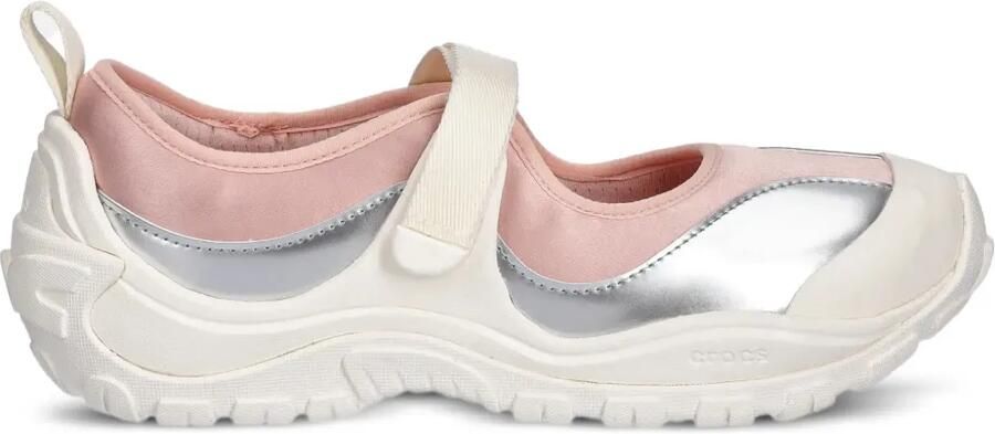 Crocs Sneakers met metallic band Roze