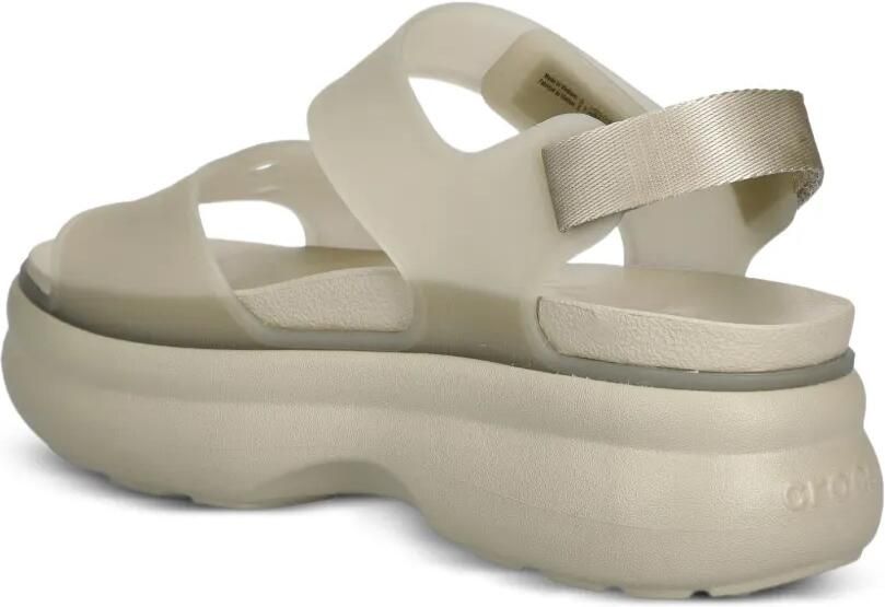 Crocs Soho Frosted Y Strap sandalen met plateauzool Beige - Foto 2
