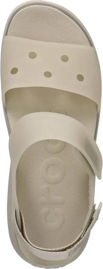 Crocs Soho Frosted Y Strap sandalen met plateauzool Beige - Foto 4