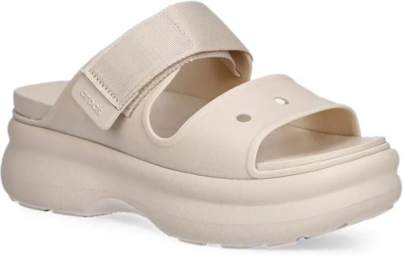 Crocs Soho klompen met plateauzool en twee banden Beige - Foto 3