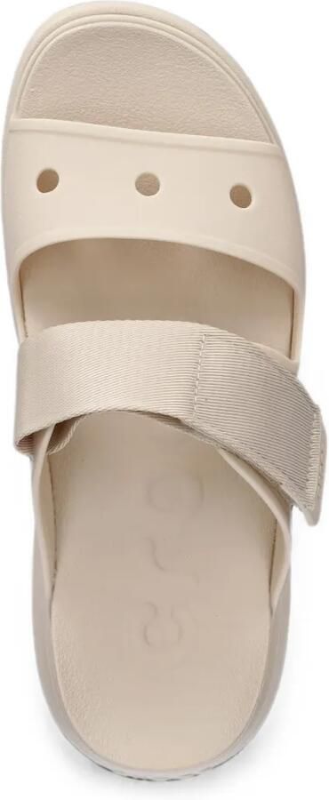 Crocs Soho klompen met plateauzool en twee banden Beige - Foto 4